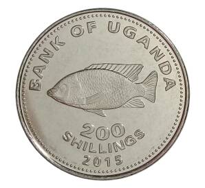 200 шиллингов 2015 года Уганда — Фото №1