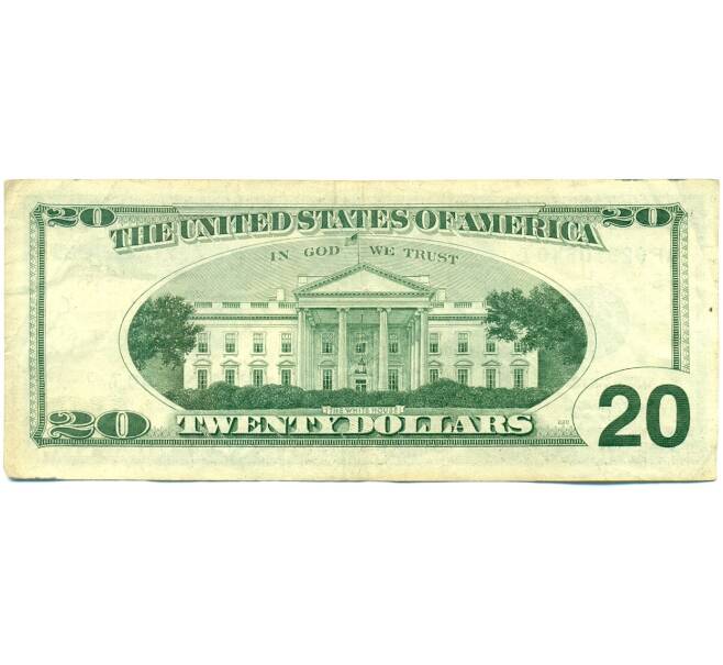 Банкнота 20 долларов 1996 года США (Артикул: K10-6076) — Фото №2
