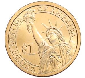 1 доллар 2008 года (Р) США «5-й президент США Джеймс Монро» — Фото №2