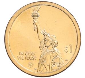 1 доллар 2021 года (D) США «Американские инновации — Мост-тоннель через Чесапикский залив»