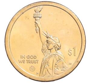 1 доллар 2021 года (D) США «Американские инновации — Мост-тоннель через Чесапикский залив»