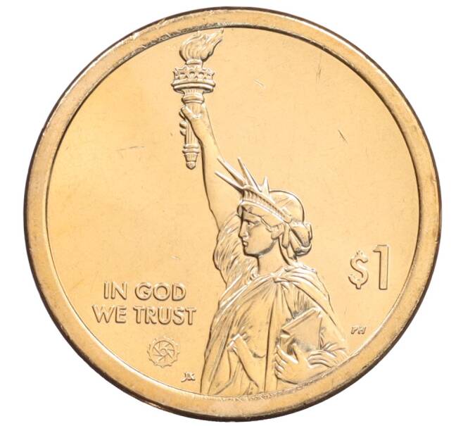 Монета 1 доллар 2021 года (D) США «Американские инновации — Мост-тоннель через Чесапикский залив» (Артикул: M2-90519) — Фото №2