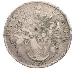 1 талер 1778 года Бавария — Фото №1