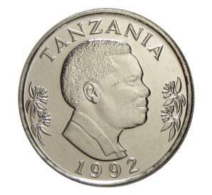 1 шиллинг 1992 года Танзания — Фото №1