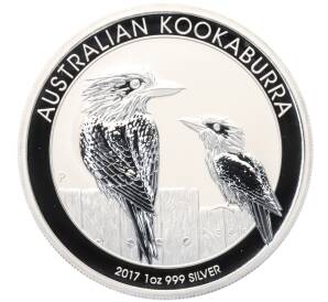 1 доллар 2017 года Австралия «Австралийская кукабара» — Фото №1