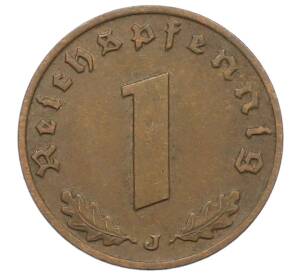 1 рейхспфенниг 1940 года J Германия — Фото №2