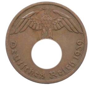 1 рейхспфенниг 1939 года A Германия