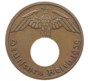 1 рейхспфенниг 1939 года A Германия