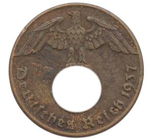 1 рейхспфенниг 1937 года A Германия — Фото №1