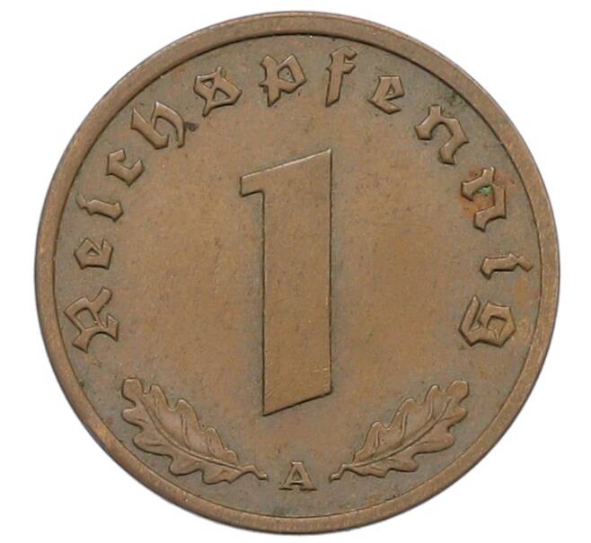 Монета 1 рейхспфенниг 1939 года A Германия (Артикул: K10-6103) — Фото №2