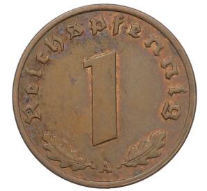 1 рейхспфенниг 1938 года A Германия — Фото №2