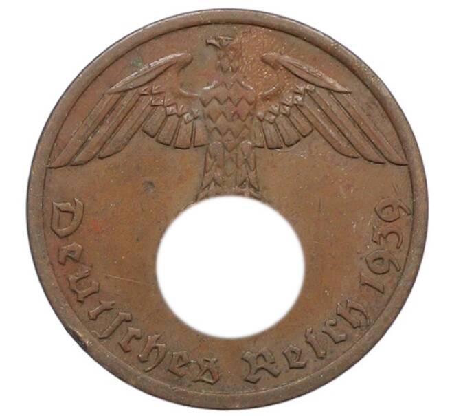 Монета 1 рейхспфенниг 1939 года A Германия (Артикул: K10-6106) — Фото №1