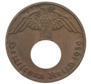 1 рейхспфенниг 1939 года F Германия — Фото №1