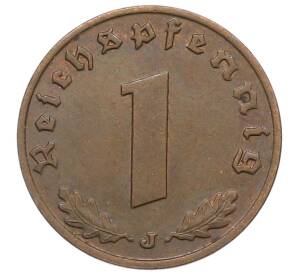 1 рейхспфенниг 1938 года J Германия — Фото №2
