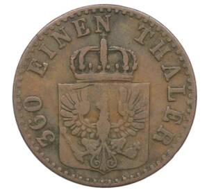 1 пфенниг 1861 года A Пруссия — Фото №2