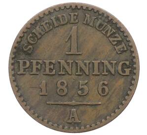 1 пфенниг 1856 года A Пруссия — Фото №1
