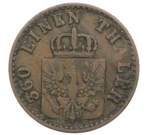 1 пфенниг 1856 года A Пруссия — Фото №2