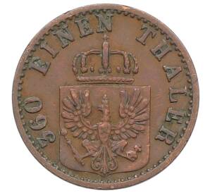 1 пфенниг 1868 года C Пруссия — Фото №2