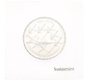 20 франков 2014 года Швейцария «50 лет Пилотажной группе Патруль Сюисс» — Фото №1