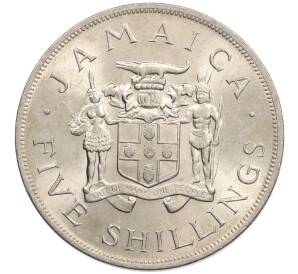 5 шиллингов 1966 года Ямайка «VIII Игры Содружества» — Фото №2