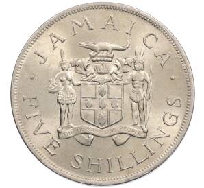 5 шиллингов 1966 года Ямайка «VIII Игры Содружества» — Фото №2