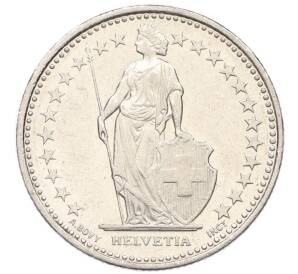 1/2 франка 2012 года Швейцария — Фото №2