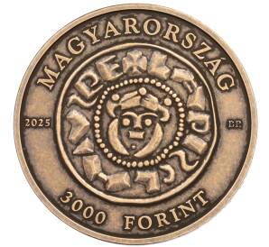 3000 форинтов 2025 года Венгрия «Государственные деятели из династии Арпадов — Ласло I Святой» — Фото №2