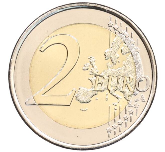 Монета 2 евро 2025 года Португалия «Международное скаутское и молодежное движение» (Артикул: M2-90566) — Фото №2