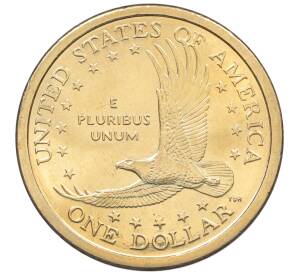 1 доллар 2000 года D США Сакагавея «Парящий орел» — Фото №2