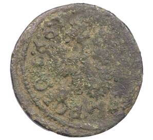 1 солид («боратинка») 1660-1666 года Польша — Ян II Казимир Ваза