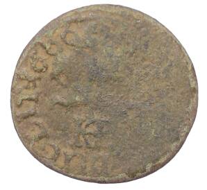 1 солид («боратинка») 1666 года Литва — Ян II Казимир Ваза — Фото №1