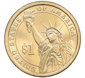 1 доллар 2008 года (D) США «8-й президент США Мартин Ван Бюрен» — Фото №2