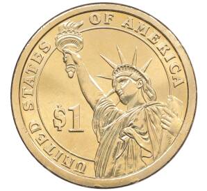 1 доллар 2010 года (P) США «14-й президент США Франклин Пирс» — Фото №2