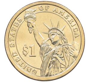 1 доллар 2010 года (P) США «14-й президент США Франклин Пирс» — Фото №2