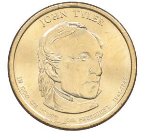 1 доллар 2009 года (D) США «10-й президент США Джон Тайлер» — Фото №1