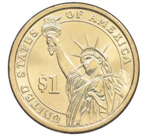 1 доллар 2009 года (D) США «10-й президент США Джон Тайлер» — Фото №2