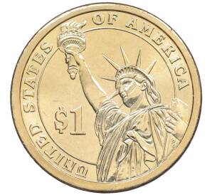 1 доллар 2009 года (P) США «10-й президент США Джон Тайлер»