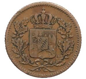 1 пфенниг 1853 года Бавария — Фото №2