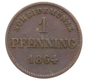 1 пфенниг 1864 года Бавария — Фото №1