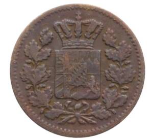 1 пфенниг 1864 года Бавария — Фото №2