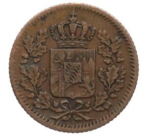 1 пфенниг 1856 года Бавария — Фото №2