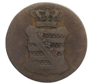 1 пфенниг 1831 года Саксония — Фото №2