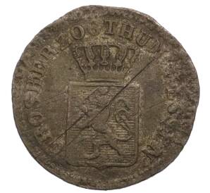 1 крейцер 1844 года Гессен-Дармштадт — Фото №2