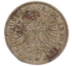 1 крейцер 1863 года Франкфурт — Фото №2