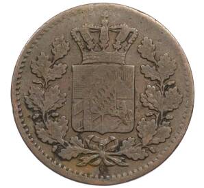 1 пфенниг 1862 года Бавария — Фото №2