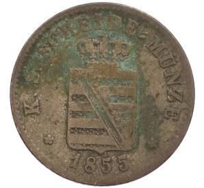 2 новых гроша / 20 пфеннигов 1855 года Саксония — Фото №2