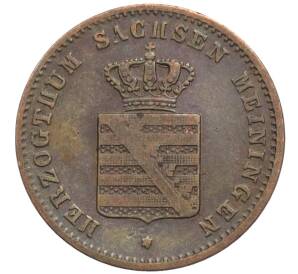1 пфенниг 1865 года Саксен-Мейнинген — Фото №2
