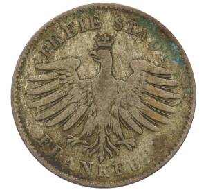 6 крейцеров 1842 года Франкфурт — Фото №2