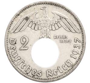 2 рейхсмарки 1937 года A Германия — Фото №1