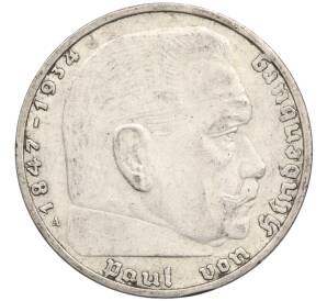 2 рейхсмарки 1937 года A Германия — Фото №2